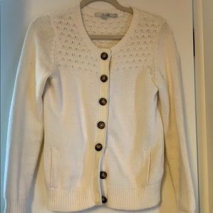 Boden cream cardigan